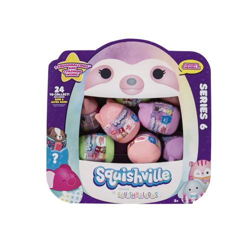 Squishville Peluches Series 6 - Squishmallows Toy Partner - Envio Aleatório Hot on Sale