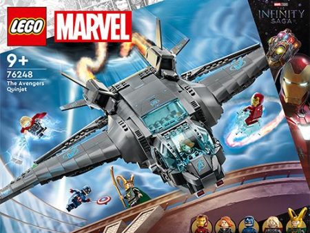 LEGO Marvel O Quinjet dos Vingadores 76248 on Sale