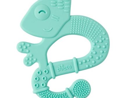 Anel de Dentição Suave em Silicone Iguana Azul +2 Meses - Chicco Hot on Sale