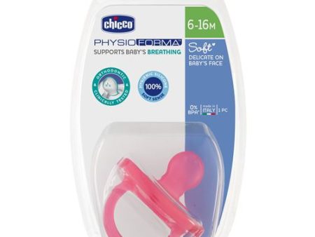 Chupeta Chicco Physio Soft Silicone Rosa - Artsana Fashion