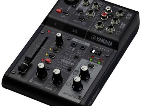 Mesa de Live Streaming AG03 MK2 Preto Yamaha Supply