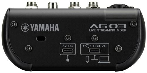 Mesa de Live Streaming AG03 MK2 Preto Yamaha Supply