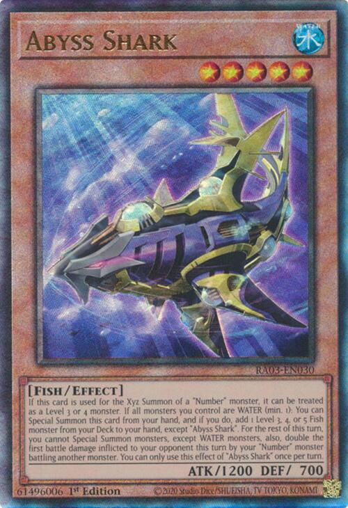 Abyss Shark (UTR) [RA03-EN030] Prismatic Ultimate Rare Cheap