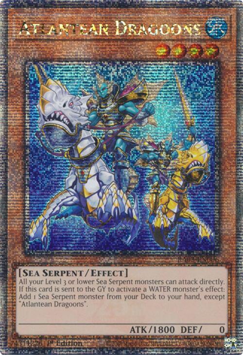 Atlantean Dragoons (Quarter Century Secret Rare) [RA03-EN006] Quarter Century Secret Rare Online Hot Sale