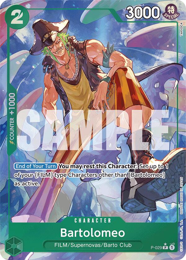 Bartolomeo (P-029) (Full Art) [Premium Booster -The Best-] Online Hot Sale