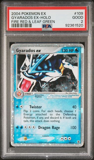 Gyarados ex 109 112 Fire Red & Leaf Green PSA 2 92361520 Online Sale