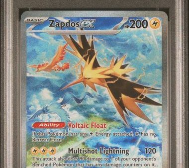 Zapdos ex 202 165 Scarlet & Violet: 151 PSA 10 89664599 Supply