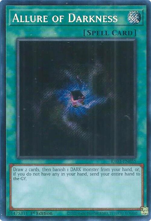 Allure of Darkness (Secret Rare) [RA03-EN055] Secret Rare Cheap