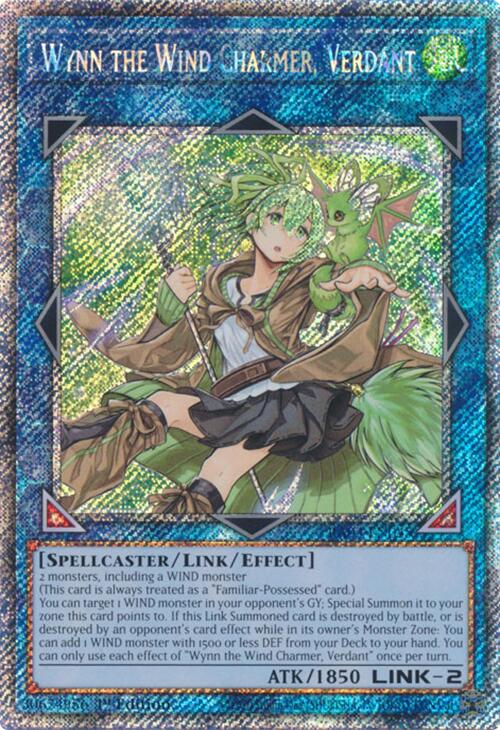 Wynn the Wind Charmer, Verdant (Platinum Secret Rare) [RA03-EN045] Platinum Secret Rare Online now