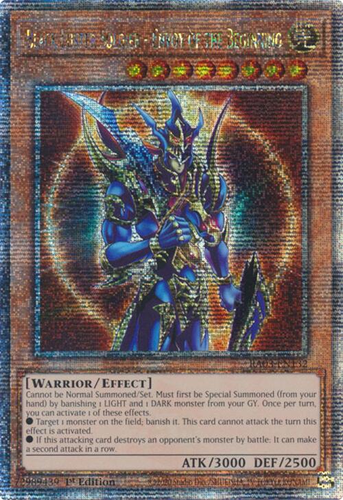 Black Luster Soldier - Envoy of the Beginning (Quarter Century Secret Rare) [RA03-EN132] Quarter Century Secret Rare Online