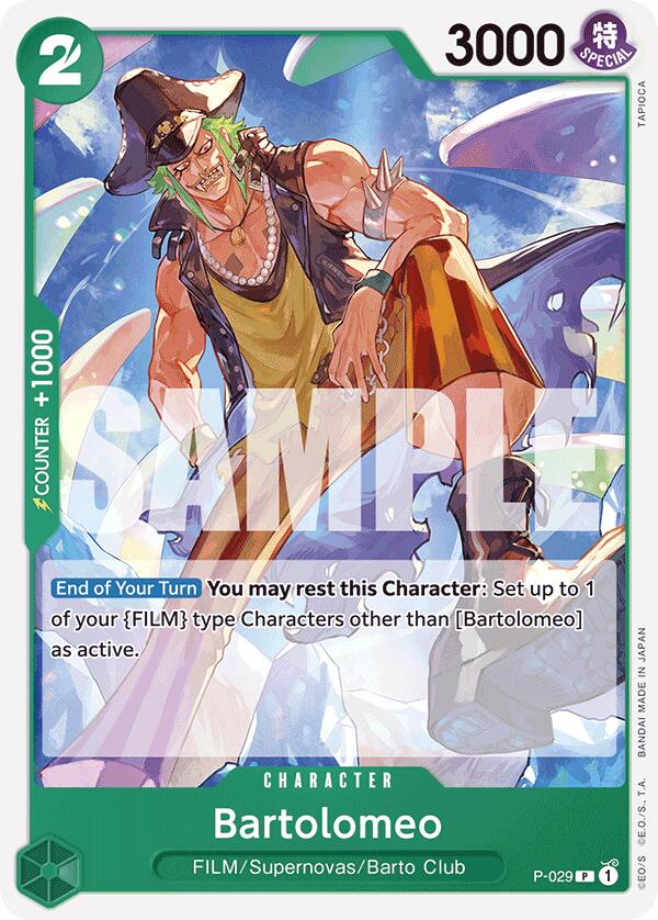 Bartolomeo (P-029) (Reprint) [Premium Booster -The Best-] Cheap