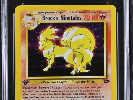 Brock s Ninetales 3 132 Gym Challenge 1st Edition CGC 10 6000352028 Supply