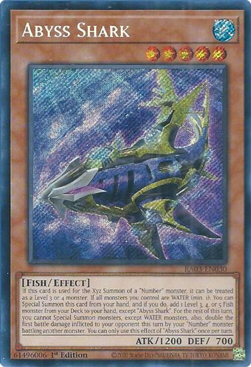 Abyss Shark (Secret Rare) [RA03-EN030] Secret Rare For Discount