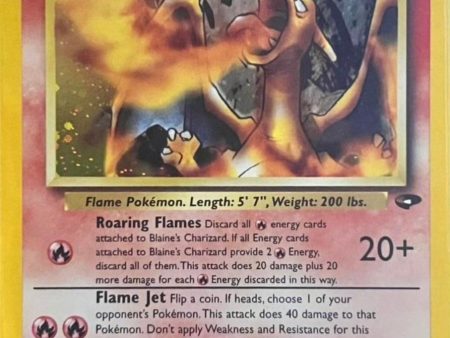 Blaine s Charizard CORRECTED (2 132) [Gym Challenge Unlimited] Fashion