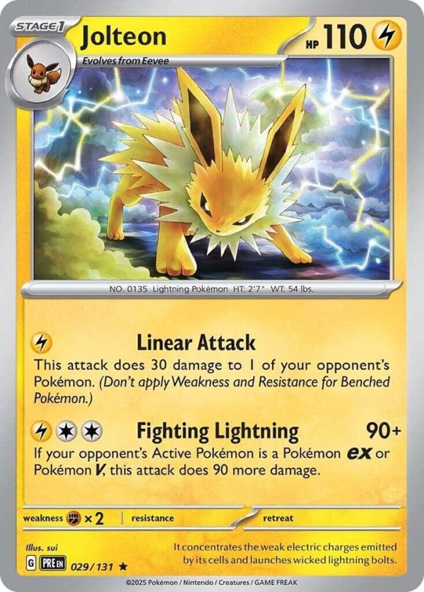 Jolteon (029 131) [Scarlet & Violet: Prismatic Evolutions] For Discount