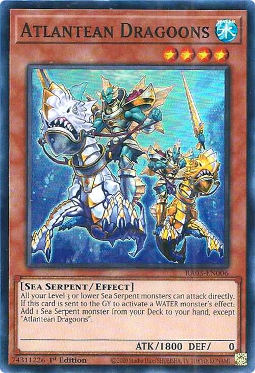 Atlantean Dragoons [RA03-EN006] Super Rare Sale