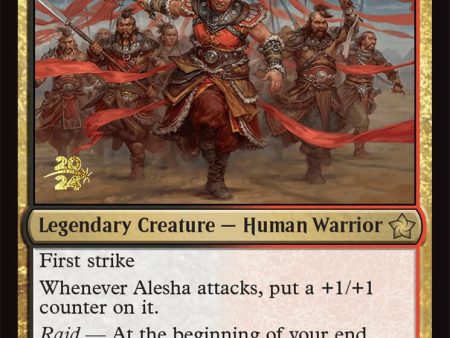 Alesha, Who Laughs at Fate [Foundations Prerelease Promos] Online Hot Sale