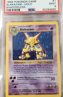 Alakazam 1 102 Base Set Shadowless PSA 9 45264695 Online