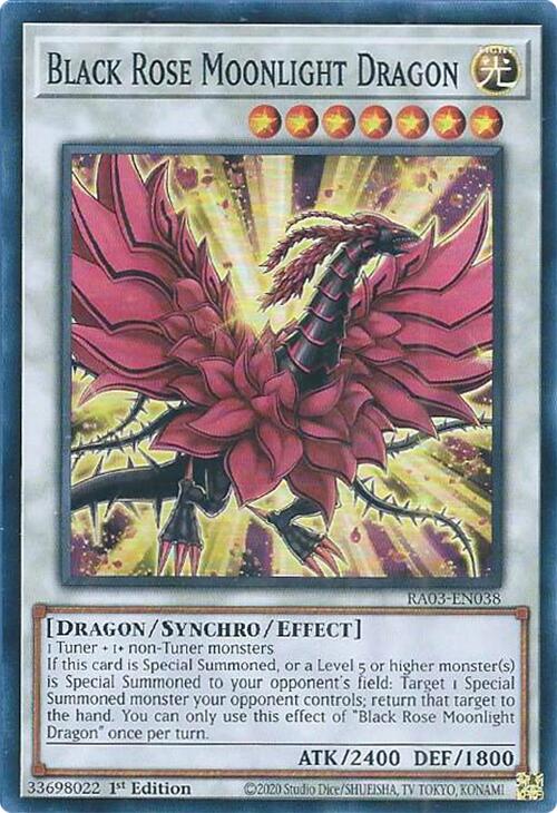 Black Rose Moonlight Dragon [RA03-EN038] Super Rare Discount