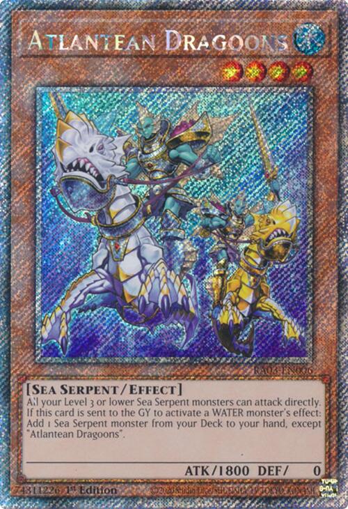 Atlantean Dragoons (Platinum Secret Rare) [RA03-EN006] Platinum Secret Rare Online Hot Sale