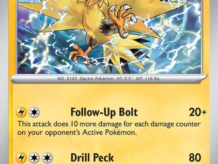 Zapdos (157) [Scarlet & Violet: Black Star Promos] Sale