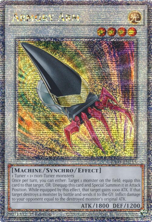 Armory Arm (Quarter Century Secret Rare) [RA03-EN213] Quarter Century Secret Rare Supply