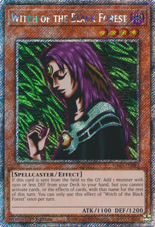 Witch of the Black Forest (Platinum Secret Rare) [RA03-EN091] Platinum Secret Rare Fashion