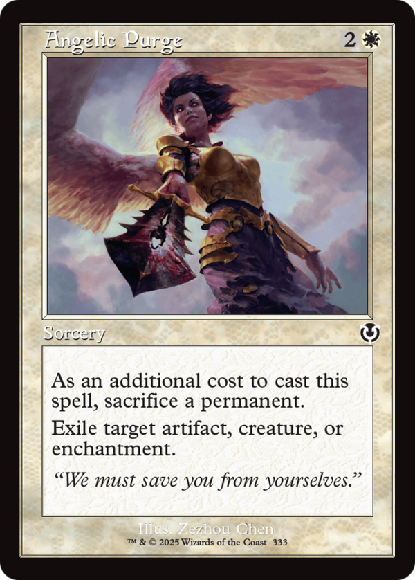 Angelic Purge (Retro Frame) [Innistrad Remastered] For Discount