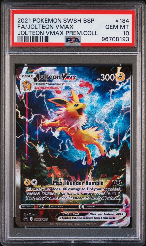 Jolteon VMAX SWSH184 Premium Collection Promo PSA 10 96708193 Online Hot Sale