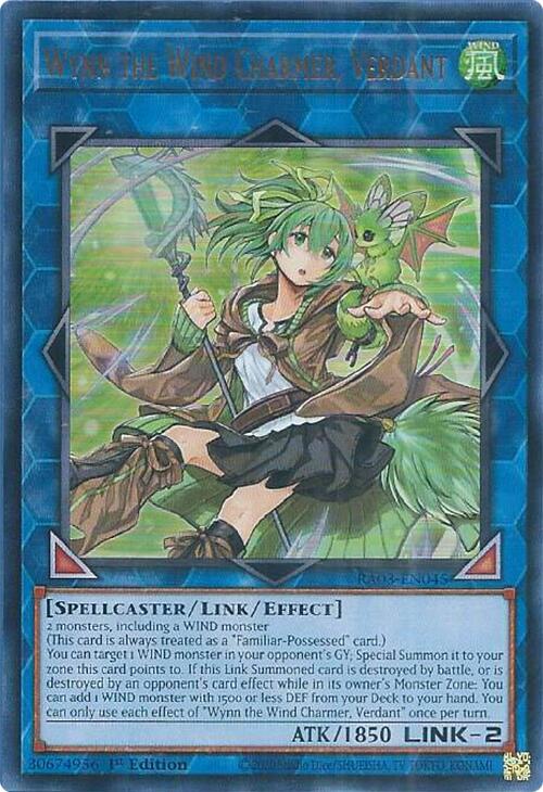 Wynn the Wind Charmer, Verdant (UR) [RA03-EN045] Ultra Rare Online