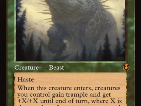 Craterhoof Behemoth (Retro Frame) [Innistrad Remastered] For Cheap