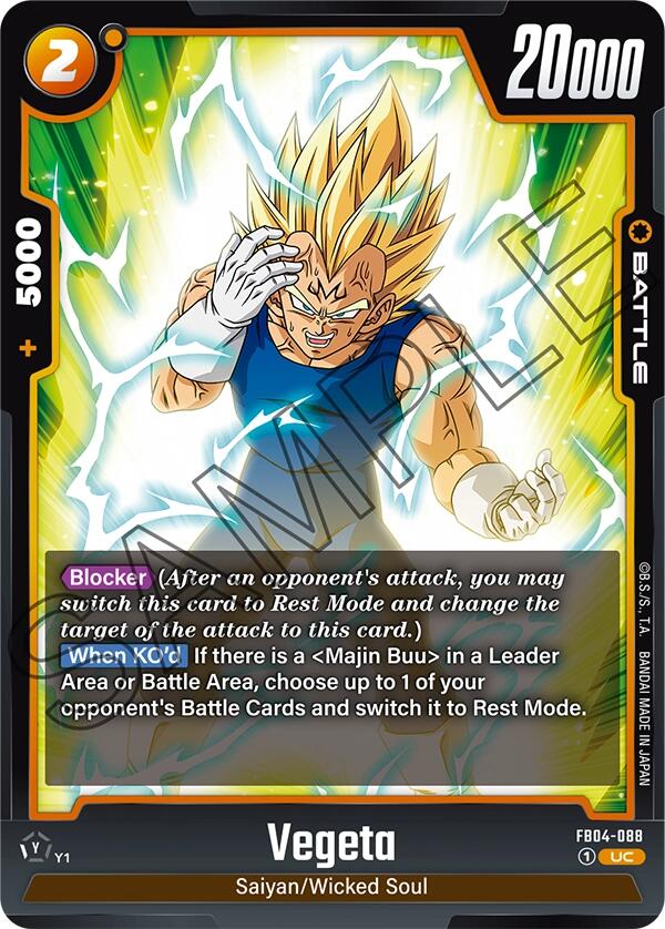 Vegeta (FB04-088) [Ultra Limit] Online now