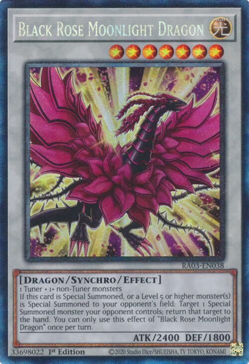 Black Rose Moonlight Dragon (CR) [RA03-EN038] Prismatic Collector s Rare Online Hot Sale