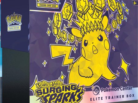 Scarlet & Violet: Surging Sparks - Elite Trainer Box (Pokemon Center Exclusive) on Sale