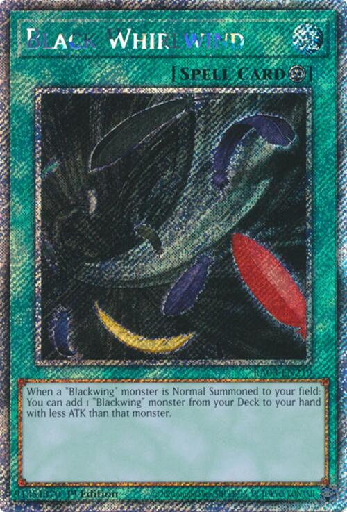 Black Whirlwind (Platinum Secret Rare) [RA03-EN219] Platinum Secret Rare For Sale